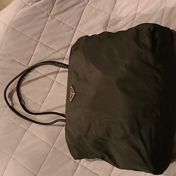 Prada Handbags - Prada Black Nylon Tessuto Tote